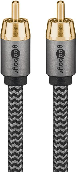 EAN 4040849652974 - Goobay 65296 cable de audio 3 m RCA Plata, Negro imagen 3
