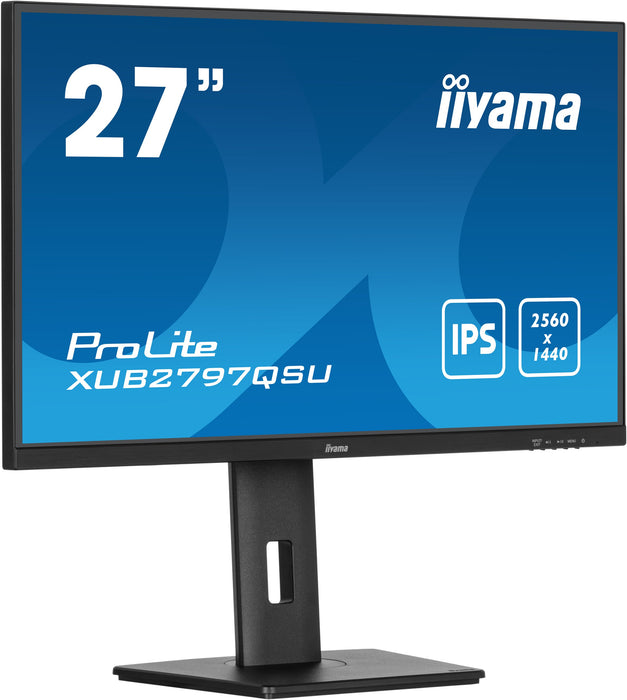 EAN 4948570125098 - iiyama ProLite XUB2797QSU-B2 pantalla para PC 68,6 cm (27") 2560 x 1440 Pixeles Quad HD LED Negro imagen 3