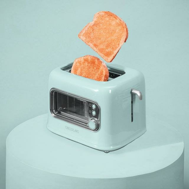 EAN 8435484080392 - Cecotec RetroVision Blue 5 2 rebanada(s) 700 W Azul claro, Acero inoxidable imagen 4