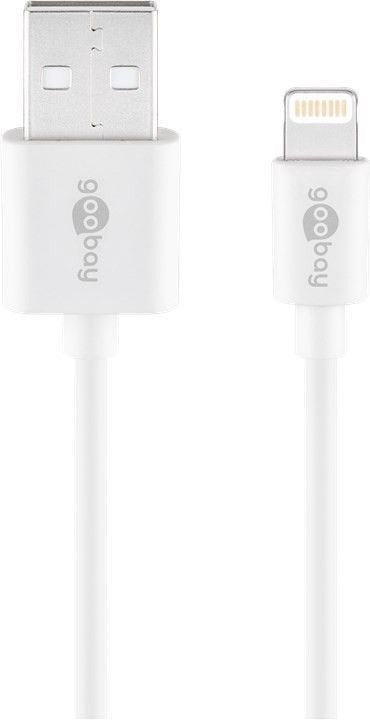 EAN 4040849729058 - Goobay 72905 cable de conector Lightning 0,5 m Blanco imagen 1