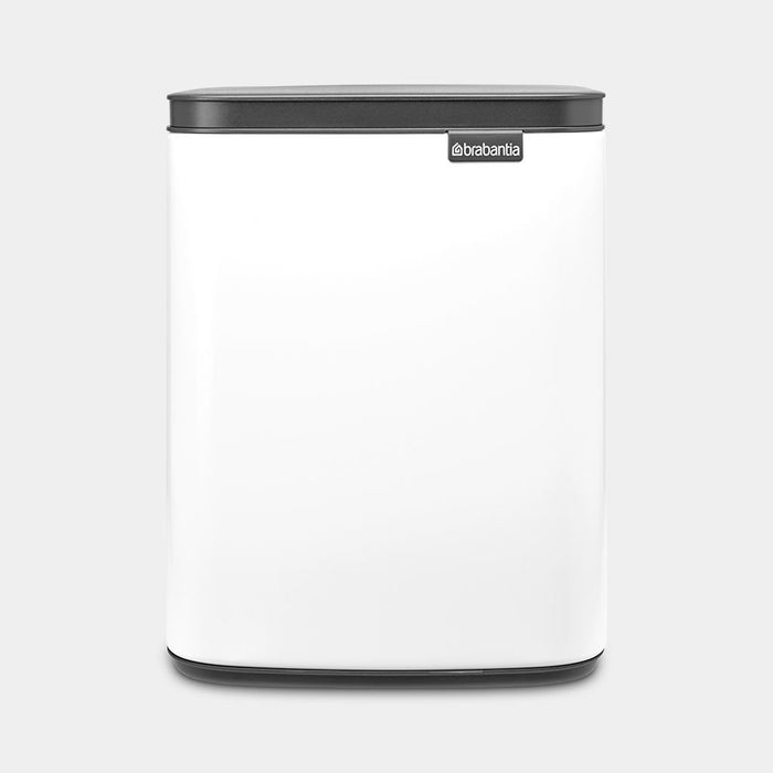EAN 8710755222368 - Brabantia Bo Waste Bin 7 L Rectangular Acero Negro, Blanco imagen 1