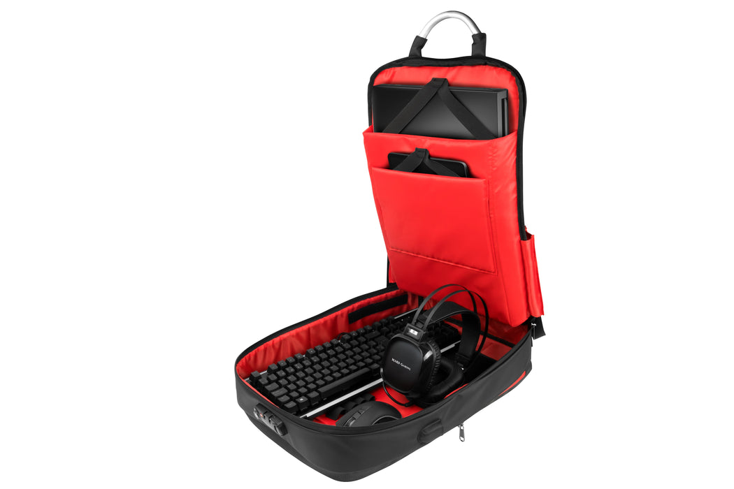 EAN 4718009152595 - Mars Gaming MB2 mochila Negro, Rojo Aluminio, Nylon imagen 13