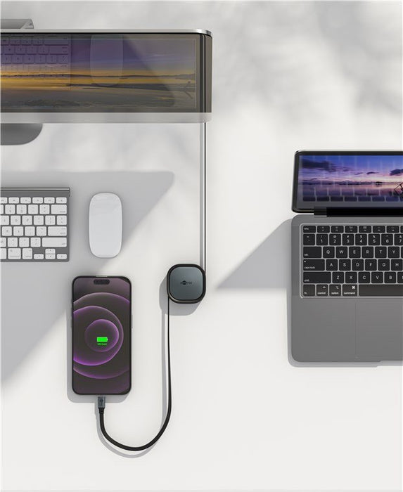 EAN 4040849774249 - Goobay 77424 cable USB USB 2.0 1 m USB C Negro, Plata imagen 4