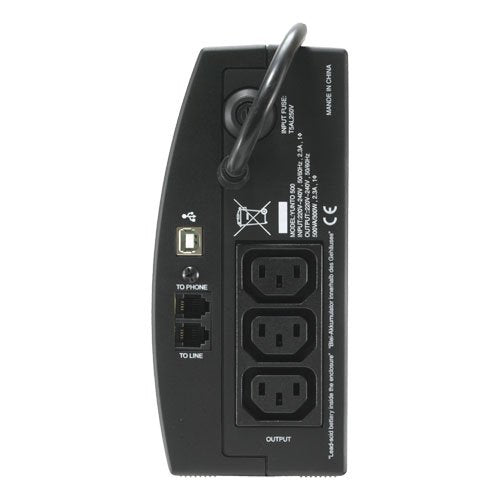 EAN 4026908003567 - ONLINE USV-Systeme YUNTO 800 sistema de alimentación ininterrumpida (UPS) Línea interactiva 0,8 kVA 480 W imagen 2