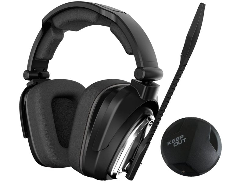 EAN 8435099525189 - KeepOut HXAIR auricular y casco Auriculares Inalámbrico Diadema Juego Negro, Plata imagen 1