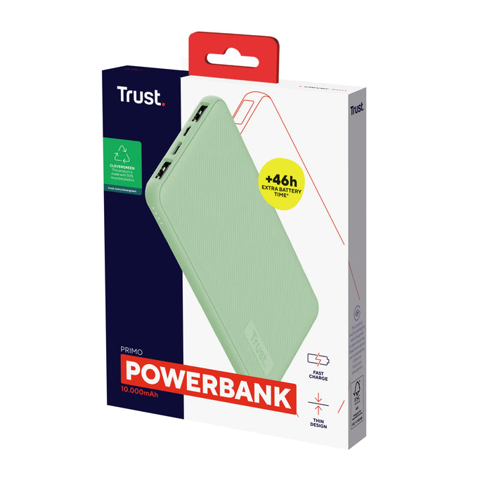 EAN 8713439250299 - Trust 25029 batería externa Ión de litio 10000 mAh Verde imagen 5