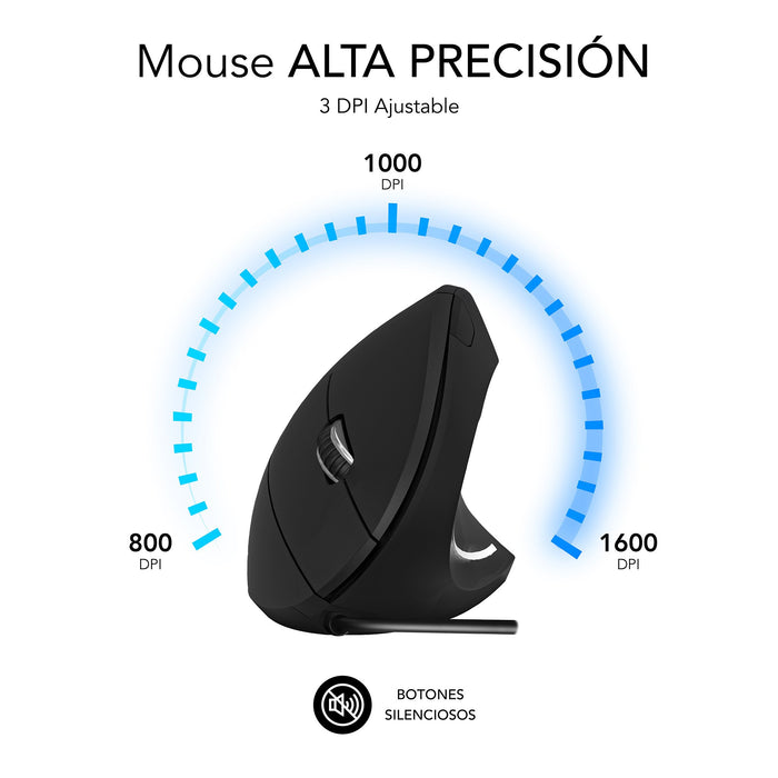 EAN 8436586743031 - SUBBLIM SUBMO-EDGVU01 ratón Universal mano derecha USB tipo A Óptico 1600 DPI imagen 4