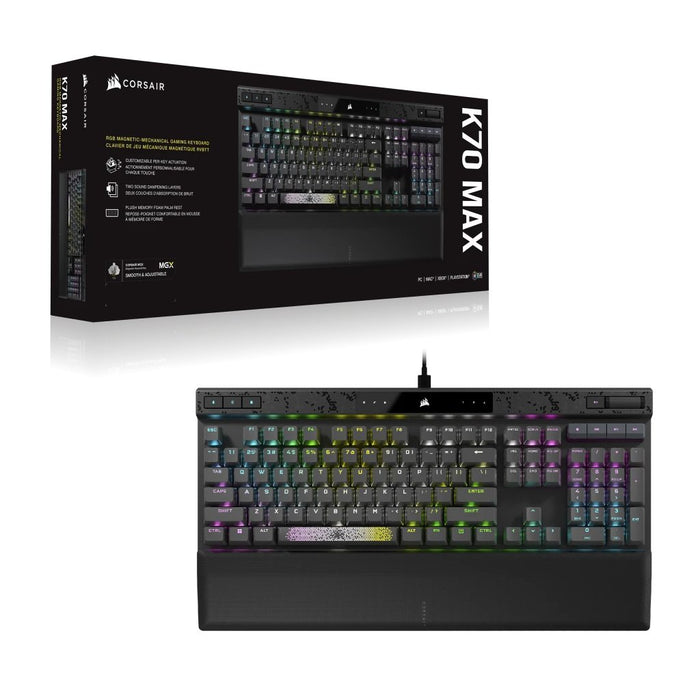 EAN 840006660507 - Corsair K70 MAX teclado Juego USB Inglés de EE. UU. Negro imagen 14
