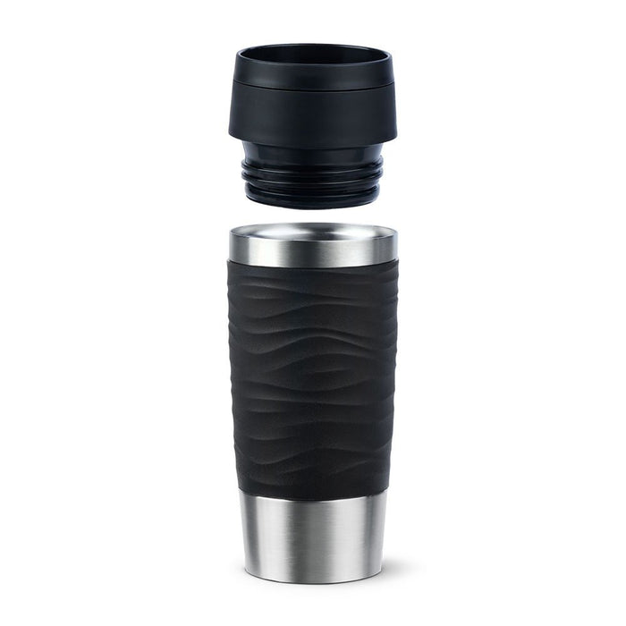 EAN 4009049545073 - EMSA Travel Mug Waves 36 ml Negro, Acero inoxidable imagen 3