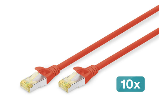 EAN 4016032469254 - Digitus DK-1644-A-030-R-10 cable de red Rojo 3 m Cat6a S/FTP (S-STP) imagen 1