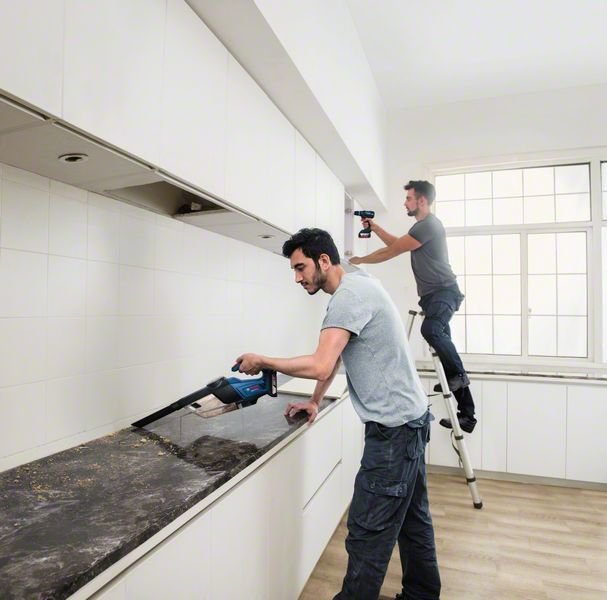 EAN 3165140888677 - Bosch GAS 18V-1 Professional aspiradora de mano Negro, Azul, Rojo, Translúcido Sin bolsa imagen 5