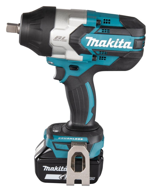 EAN 0197050001009 - Makita DTW1004Z atornilladora de impacto con batería 1/2" 2200 RPM 1050 Nm Negro, Turquesa 18 V imagen 2