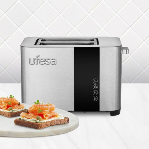 EAN 8422160055423 - Ufesa 71305542 tostadora 7 2 rebanada(s) 850 W Negro, Acero inoxidable imagen 2