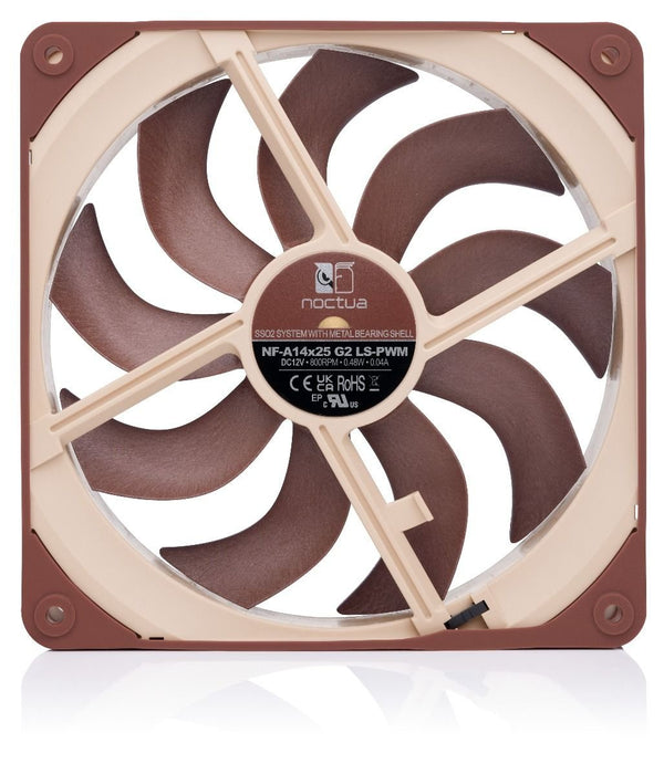 EAN 9010018100624 - Noctua NF-A14X25 G2 LS-PWM sistema de refrigeración para ordenador Carcasa del ordenador Refrigerador de  imagen 4