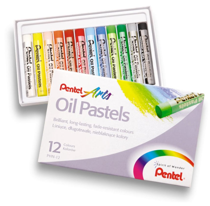 EAN 4711577003573 - Pentel PHN-12 pastel Pastel al óleo Multicolor 12 pieza(s) imagen 5