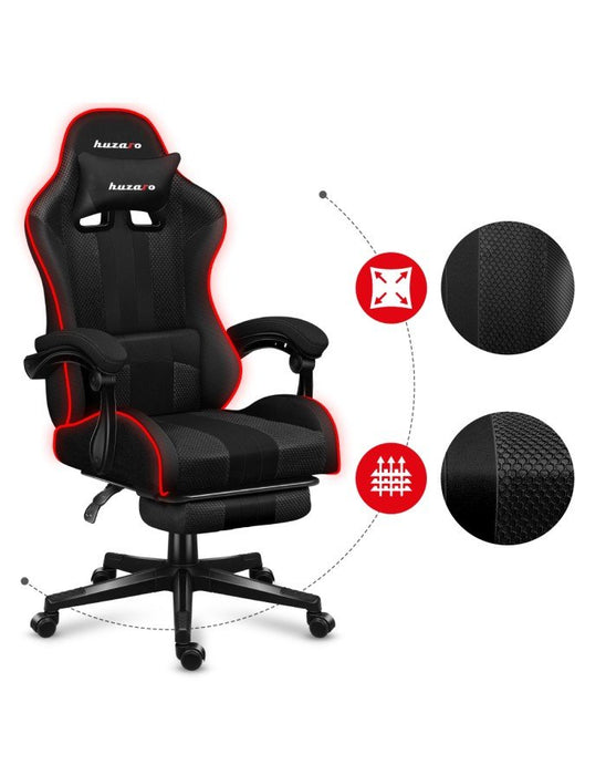 EAN 5903796011388 - Huzaro FORCE 4.7 Silla para videojuegos de PC Asiento (de seguridad) de butaca Negro imagen 10