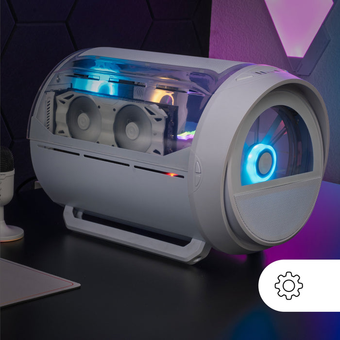 EAN 8435693111580 - Mars Gaming MC-CYLONW Mini Tower Blanco imagen 9