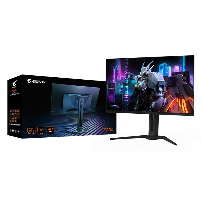 EAN 4719331861940 - GIGABYTE AORUS FO32U EK pantalla para PC 80 cm (31.5") 3840 x 2160 Pixeles 4K Ultra HD OLED Negro imagen 8