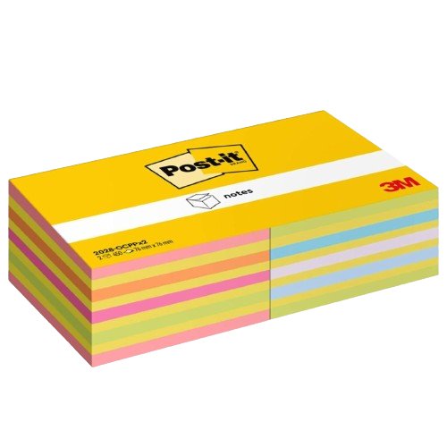 EAN 4064035146139 - Post-It 2028-OCPPX2 nota autoadhesiva Plaza Azul, Verde, Naranja, Rosa 450 hojas Autoadhesivo imagen 1