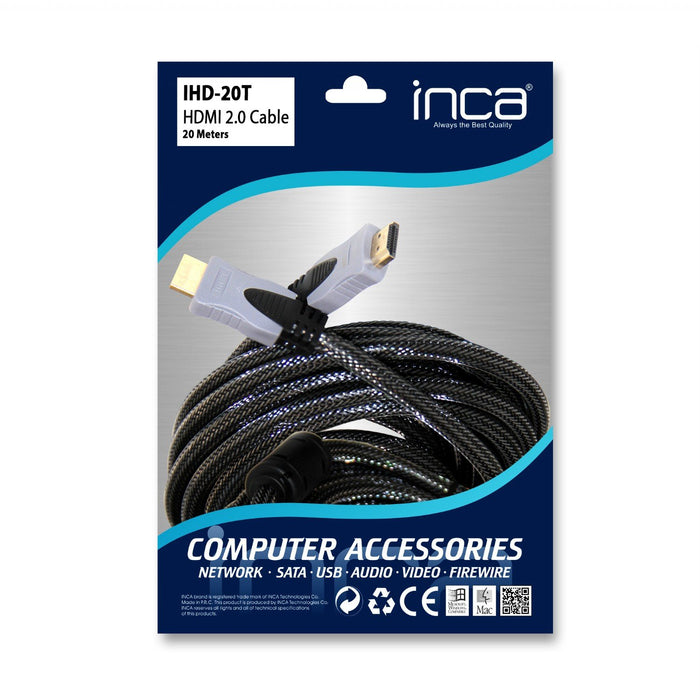 EAN 8681949012709 - Inca IHD-20T cable HDMI 20 m HDMI tipo A (Estándar) Gris imagen 7