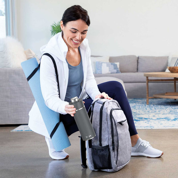 EAN 0622356293716 - Ninja Thirsti Uso diario, Fitness, Senderismo, Deportes 530 ml Plástico, Acero inoxidable Gris imagen 7