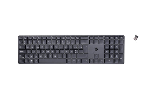 EAN 0196188162323 - HP 450 Programmable Wireless Keyboard teclado RF inalámbrica + USB AZERTY Belga Negro imagen 1