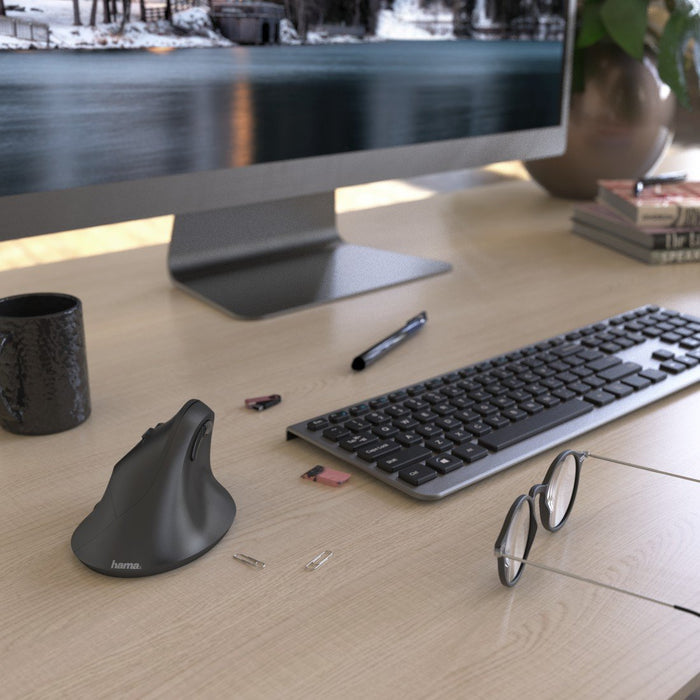 EAN 4047443424822 - Hama EMW-500L ratón Oficina Izquierda RF inalámbrico Óptico 1800 DPI imagen 4