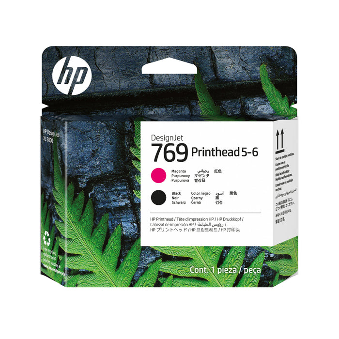 EAN 0197192560471 - HP 769 Magenta Black 5-6 DesignJet Printhead cabeza de impresora Inyección de tinta imagen 1