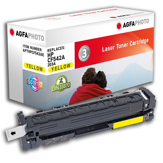 EAN 4250164855305 - AgfaPhoto APTHPCF542AE cartucho de tóner 1 pieza(s) Compatible Amarillo imagen 1