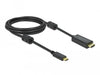 EAN 4043619859702 - DeLOCK 85970 adaptador de cable de vídeo USB Tipo C Negro imagen 1