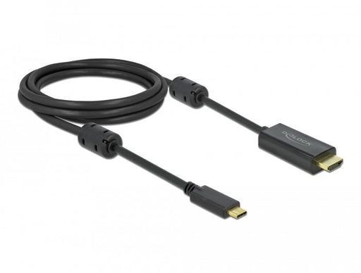 EAN 4043619859702 - DeLOCK 85970 adaptador de cable de vídeo USB Tipo C Negro imagen 1