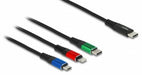 EAN 4043619865963 - DeLOCK 86596 cable USB USB 2.0 USB C USB C/micro-USB B/Lightning Negro, Azul, Verde, Rojo imagen 1