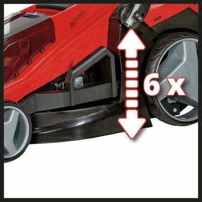 EAN 4006825648720 - Einhell GE-CM 36/43 Li M-Solo Cortacésped manual Batería Negro, Rojo imagen 5