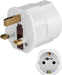 EAN 4040849453533 - Goobay 45353 adaptador de enchufe eléctrico Tipo F Tipo G (RU) Blanco imagen 1