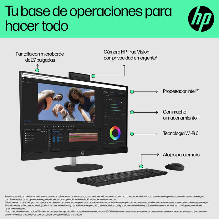 EAN 0198990107509 - HP 27-cr0065ns Intel® Core™ i5 i5-1335U 68,6 cm (27") 1920 x 1080 Pixeles PC todo en uno 16 GB DDR4-SDRAM imagen 4