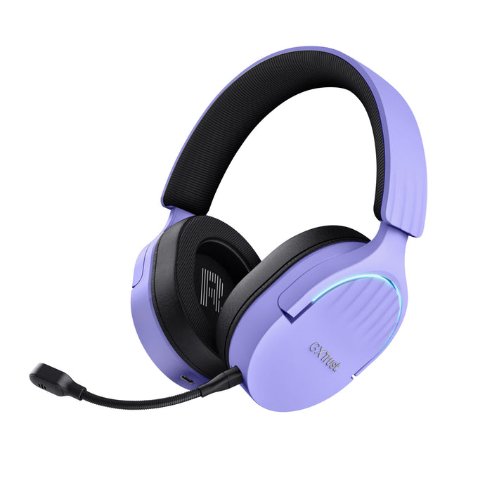 EAN 8713439253054 - Trust GXT 491P FAYZO Auriculares Inalámbrico y alámbrico Diadema Juego USB tipo A Bluetooth Negro, Púrpur imagen 2
