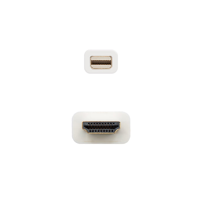 EAN 8433281008571 - Nanocable 10.15.4005 adaptador de cable de vídeo 5 m Mini DisplayPort HDMI tipo A (Estándar) imagen 3