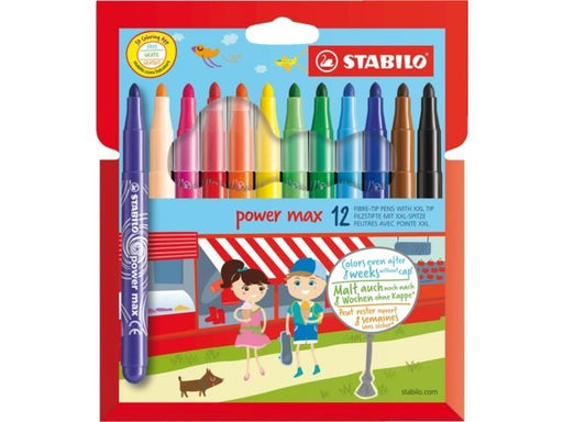 EAN 3168070980121 - STABILO Power Max rotulador Fuerte Multicolor 12 pieza(s) imagen 1