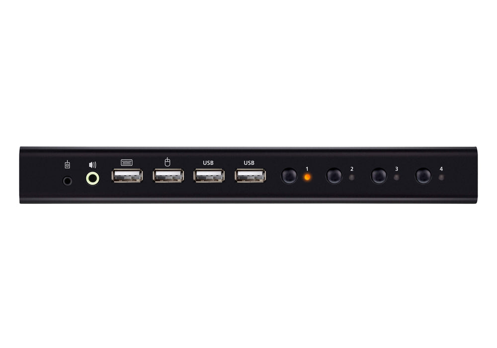 EAN 4710469349836 - ATEN CS784H interruptor KVM Negro imagen 2