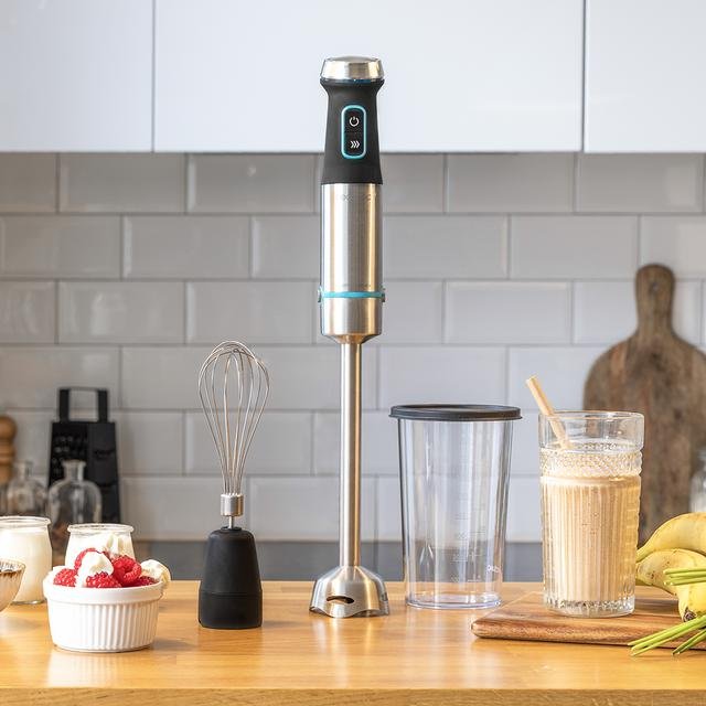 EAN 8435484042918 - Cecotec Power TitanBlack 1200 XL Cream 0,8 L Batidora de inmersión 1200 W Negro, Plata imagen 3