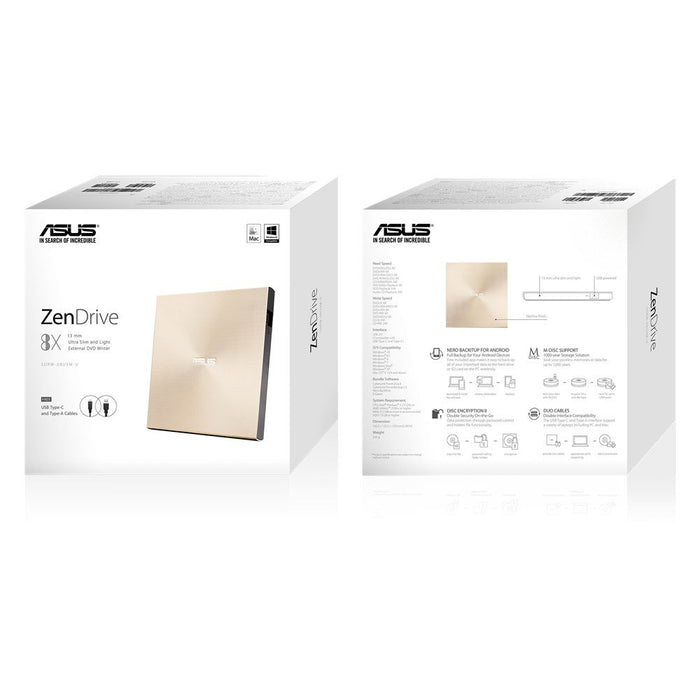 EAN 0889349714614 - ASUS ZenDrive U9M unidad de disco óptico DVD±RW Oro imagen 6