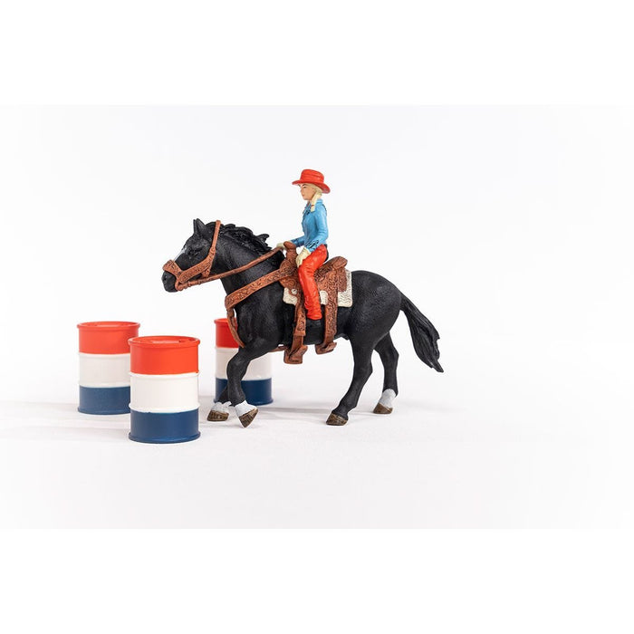 EAN 4059433473734 - schleich Cowgirl Barrel Racing Fun imagen 4
