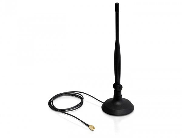 EAN 4043619884131 - DeLOCK 88413 antena para red Antena omnidireccional RP-SMA 4 dBi imagen 1