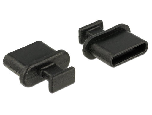 EAN 4043619640133 - DeLOCK 64013 tapa de seguridad para enchufe USB Tipo C Negro 10 pieza(s) imagen 1