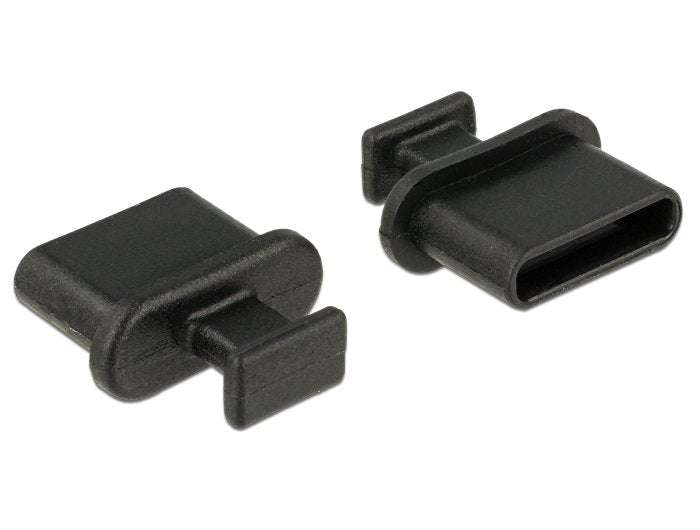 EAN 4043619640133 - DeLOCK 64013 tapa de seguridad para enchufe USB Tipo C Negro 10 pieza(s) imagen 1