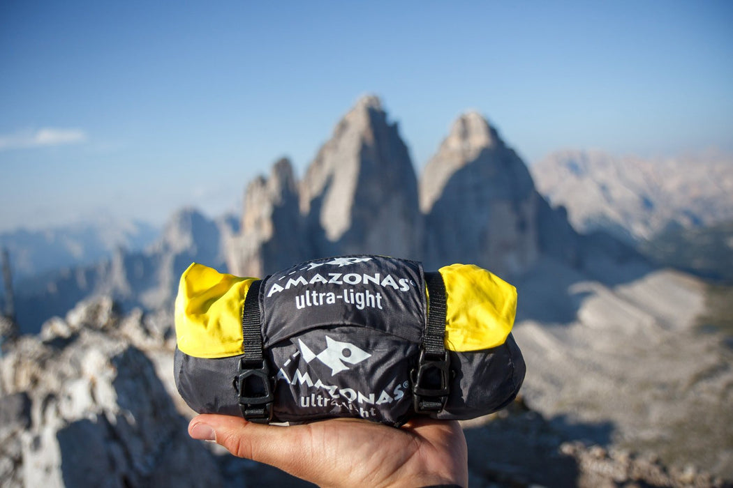 EAN 4030454006316 - AMAZONAS Adventure Hammock Hamaca colgante 1 personas(s) Nylon, Antidesgarros Negro, Amarillo imagen 6