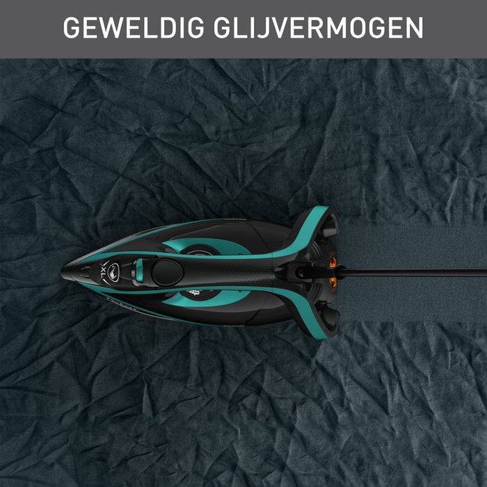 EAN 3121040086490 - Tefal Puregliss FV8066 Plancha vapor-seco Durilium AirGlide Autoclean soleplate 3000 W Negro, Azul imagen 3