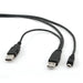 EAN 8716309065665 - Gembird 0.9m 2x USB 2.0 A/mini-B M cable USB 0,9 m Micro-USB A Mini-USB B Negro imagen 2