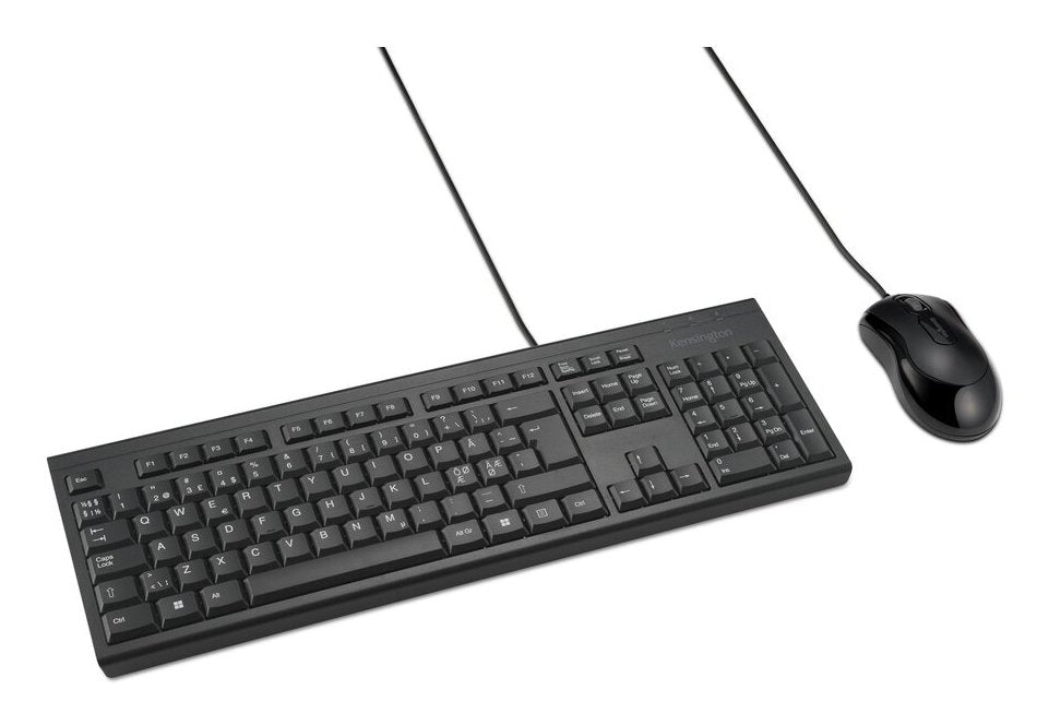 EAN 5028252644723 - Kensington KM100 EQ teclado Ratón incluido Oficina USB QWERTY Nórdico Negro imagen 1