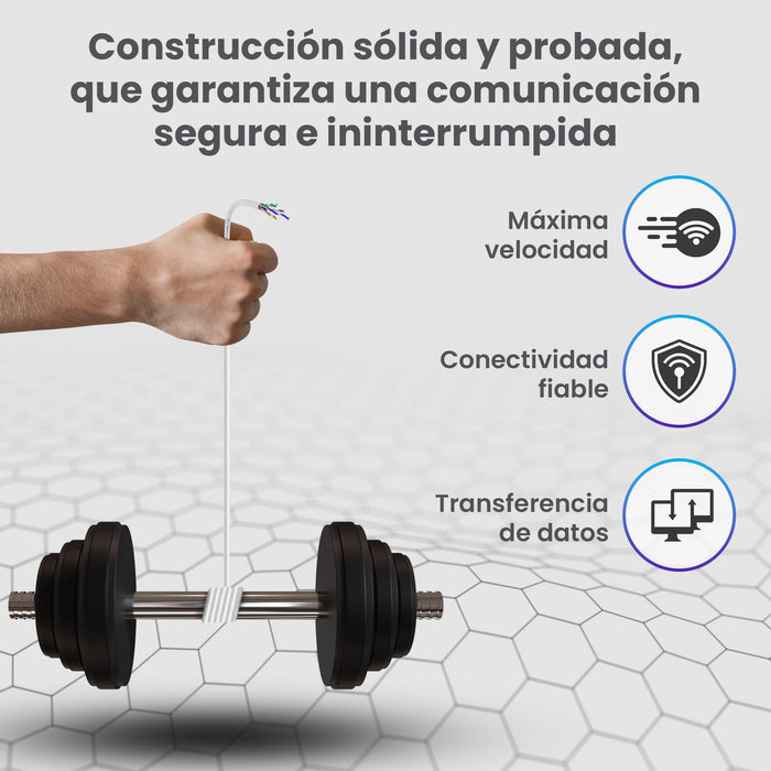 EAN 5906168632358 - Extralink CAT6 UTP (U/UTP) Wewnętrzny | Kabel sieciowy skrętka | 50M (EX.32358) cable de red imagen 6